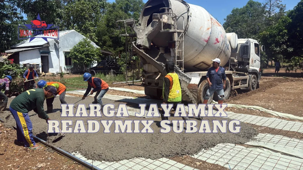 Harga Jayamix Readymix Subang